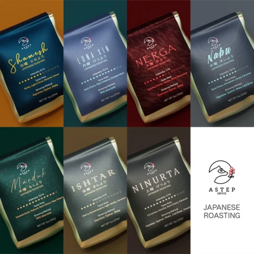 Coffee Beans Ninurta Blend Japanese Dark Roast Grind Size Option 200g
