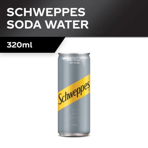 Schweppes Soda Water 320ml x 12