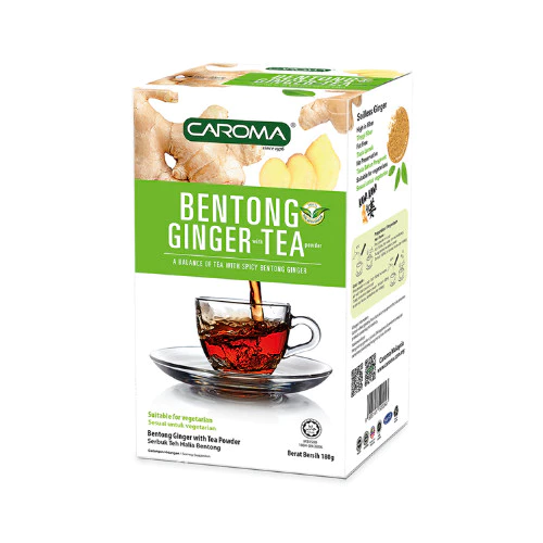 sg-11134202-7rd5w-lx6ea091pgbtbd.webp Serbuk Teh Halia Bentong 18g x 10 s x 2 Pek CAROMA Bentong Ginger with Tea Powder 18g x 10 s x 2 Packs